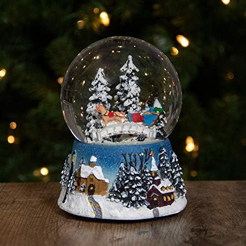 Northerlight Winter Forest Have Ride Muzički božićni snježni globus, 5,75 , višebojna