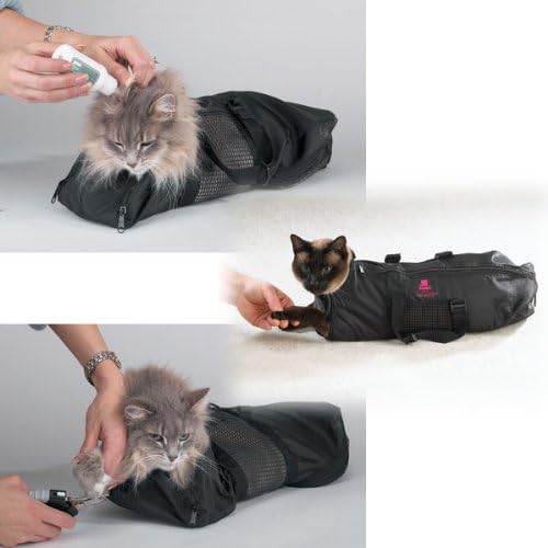 Vrhunska torba za dotjerivanje mačaka, male veličine za mačke od 5 do 10 funti-radi za kupanje