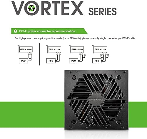 Raidmax Vortex 800WATTS 80 Plus certificirani napajanje ATX 12V V2.3 / EPS 12V 120mm Tihi ventilator