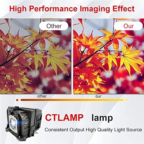 CTLamp ​​A + Kvaliteta V13H010L71 / ELP71 zamjenska žarulja sa kućištem sa kućištem kompatibilno sa EPson ELPLP71