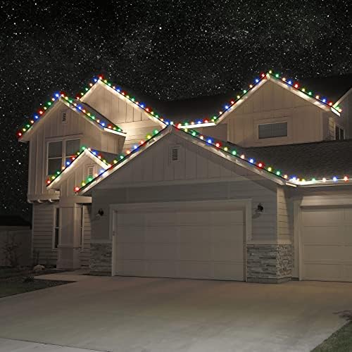 Holiday Lighting Outlet Faceted C7 Božićna svjetla | hladne bijele LED Sijalice holiday Decoration | topli Božićni