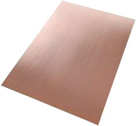 YIWANGO čisti Bakar metalni lim folija 0,8 X 100 X 200 Mm rezana bakarna metalna ploča čisti bakarni