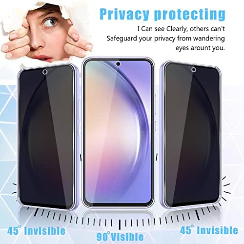 Anbzsign za Samsung Galaxy A54 5G sa [2 pakovanja] zaštitom sočiva kamere i [2 pakovanja] zaštitom