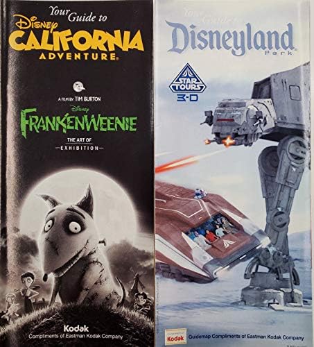 Disneyland Park Set od 8 turističkih vodiča sa turnejama kalifornijskih avanturističkih zvijezda