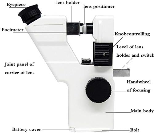 Mxbaoheng prijenosni optički sočivo Optometrija Lensometar skener naočara skener oprema za