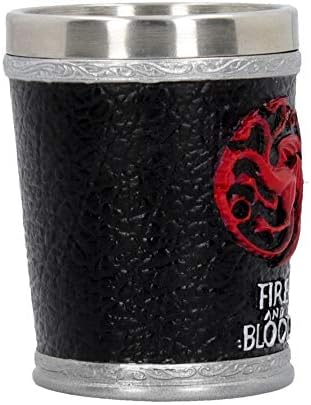 Nemesis now Fire and Blood Game Of Thrones Shot Glass 12cm Black