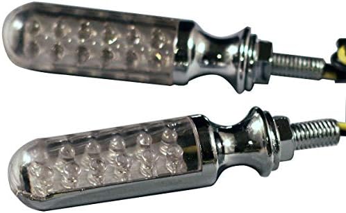 MotorToGo Žmigavci za motocikle Chrome CNC LED indikatori kompatibilni za 2013 Honda CB1100