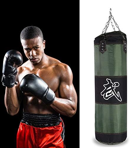 Set Sandbag, 7+1 prazna torba za boks sa kukom sa rukavicama za obuku vojne vještine ili tehnike