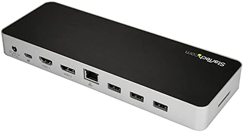 Starch.com USB C Dock - Dvostruki monitor HDMI & DisplayPort 4K 30Hz - USB tip-c Priključna stanica