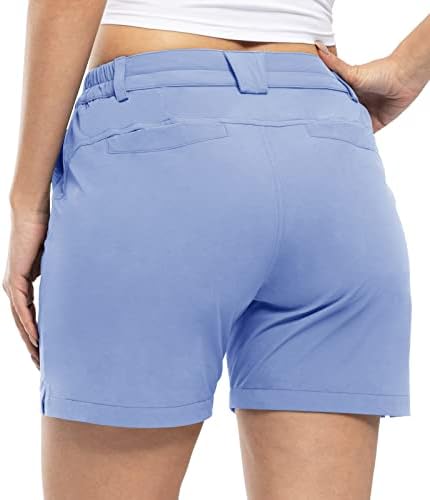 TBMPOY ženske kratke hlače za golf brzo suho sa 5 džepova koji se proteže atletski casual ljetno putovanje otporno