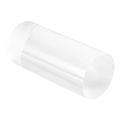 Uxcell akrilna okrugla šipka, bistra, 3 prečnik 6-1/4 dužina, čvrsta plastična PMMA šipka