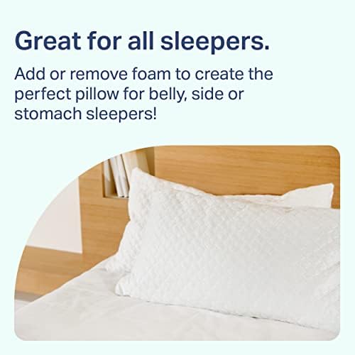 Spavanje je temeljni jastuci od pjene kraljevske veličine za spavanje - podesivi jastuci za spavanje i hlađenje