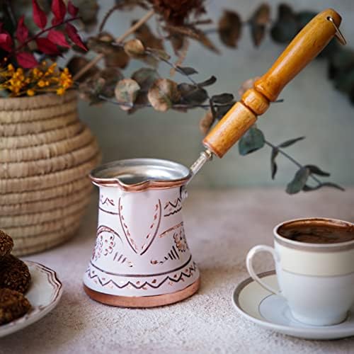 Turski lonac za kafu - ručno rađen turski lonac za kafu, to je model koji koriste Turci, Grci i Arapi. Ručno
