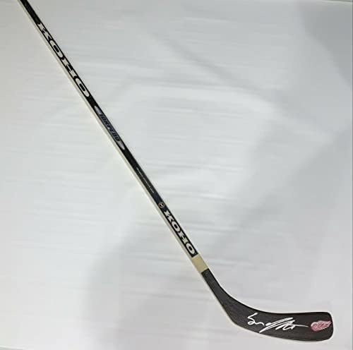 Oskar Sundqvist potpisan hokejski štap Detroit Red Wings Autograph - autogramirani NHL štapići