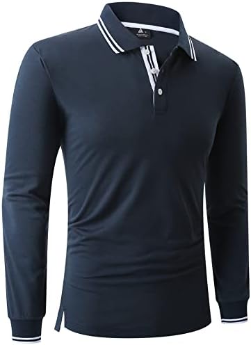 V Valanch Golf polo majice za muškarce kratki rukav vlagu Wicking ljetne majice na otvorenom teniski