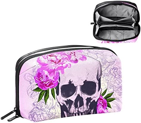 Kozmetičke vrećice, ružičasti cvjetovi cvijeće Travele kozmetičke vrećice, višenamjenske prijenosne
