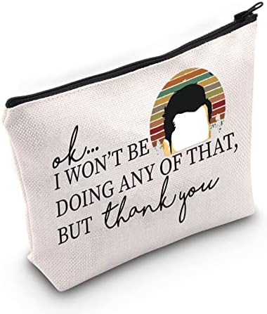 LEVLO Funny David Rose kozmetička torba za šminkanje David Rose fanovi poklon neću raditi ništa od