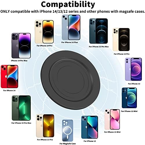 TACOMEGE magnetna baza za držanje telefona za iPhone 12 13 14 seriju, kompatibilna sa MagSafe kućištima,