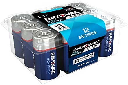 Rayavac visoke energije C baterije, alkalne d ćelije i velike energije C baterije Variety Pack, 12 C baterije