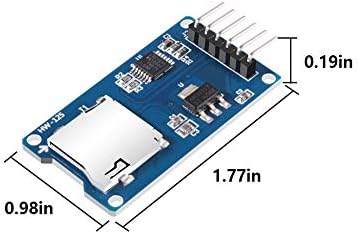 Aoicrie 5pcs Micro SD Mini TF kartica Adater Reader modul - mikro SDHC SPI sučelje modul za pretvorbu na