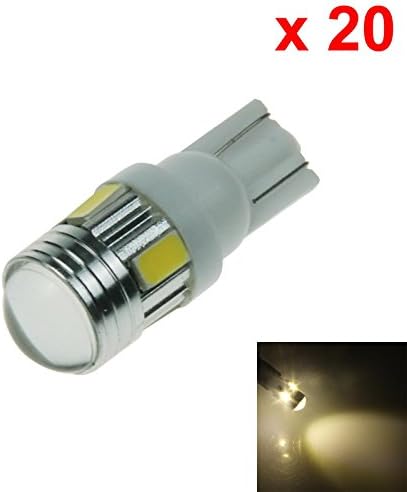 Zhanshenzhen toplo bijeli RV T10 W5W Corner Light Reading Sijalica 1 Emitters 5630 SMD LED DC
