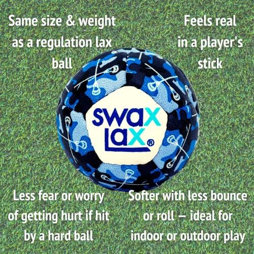 Swax Lax Lacrosse trening lopta - unutarnja praksa na otvorenom manje odskoka i skokovi