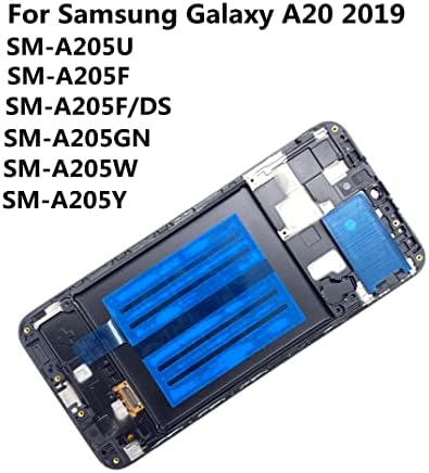Lnonls Galaxy A20 LCD ekran zamjena za montažu ekrana Samsung Galaxy A20 2019 A205u A205fn dodirni