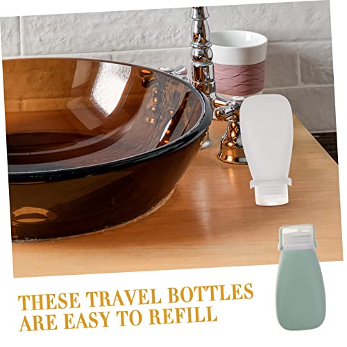 Tendycoco 4pcs Silica Gel Bottle silikonske putovanja Putničke šampone boce Putovanja Tootreti Portable