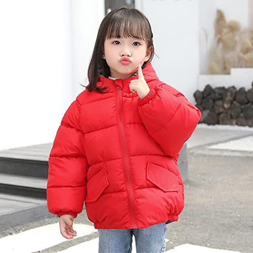 Toddler Kids Baby Boys Girls Winter Topla jakna Outerwear kaputi kaputa sa kapuljačom podstavljena odjeća za