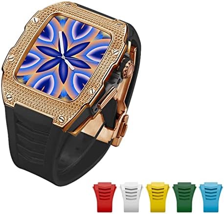 CGKE za Apple Watch 7 45mm Luksuzni dijamantski futrola napredovala karbonska futrola za iWatch seriju