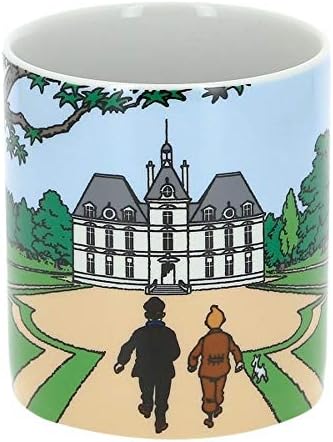 Moulinsart Kolekcionarni porculanska krigla Tintin, Snowy sa dvorcem Haddock