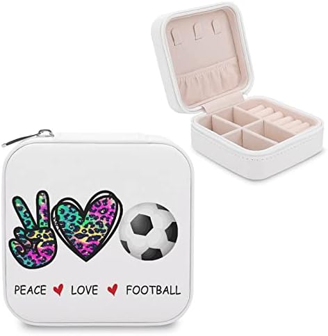 Mir Love Fudbal Mala kutija za nakit Travel Mali organizator Prijenosni zaslon za pohranu za pohranu