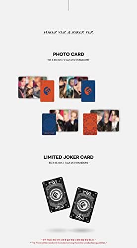 Oneus Trickster 7. mini album Joker Verzija CD + 1p poster + 96p knjižica + 7EA Trump Card Boad + 1Ea Trump