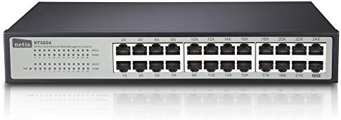 NETIS ST3224 24 10 / 100Mbps RJ45 portovi Brzi Ethernet web preklopnik za upravljanje, automatsko pregovaranje i plug & Play