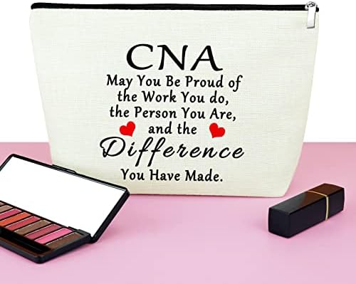 CNA Gift Certified Nursing Assistant pokloni torba za šminkanje pokloni za CNA zahvalnost studentu