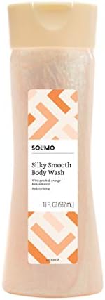 brend-Solimo Silky Smooth Body Wash, miris breskve i cvijeta narandže, 18 fl oz