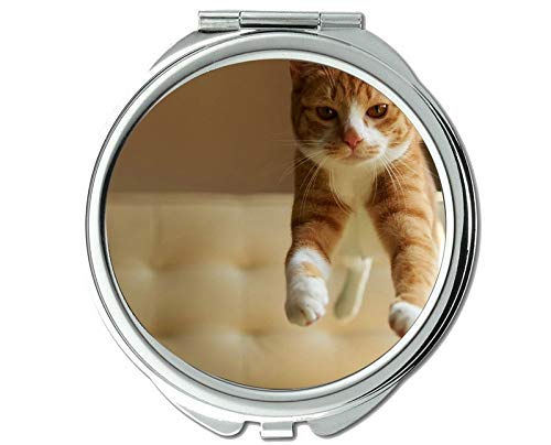 Ogledalo, putno ogledalo, skok mačića životinja mačje ogledalo za muškarce / žene, 1 X 2x uvećanje