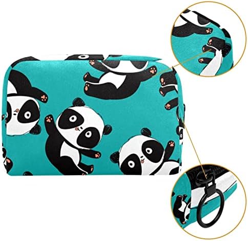 Toaletna torba, putni šminka kozmetička torba za žene muškarci, panda životinjski crtani film lijep