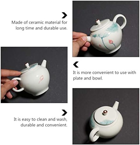 Doitool Terrarium keramički čaj od keramičkog čaja 150ml Kineski tradicionalni porcelan sa ručkom Kineski