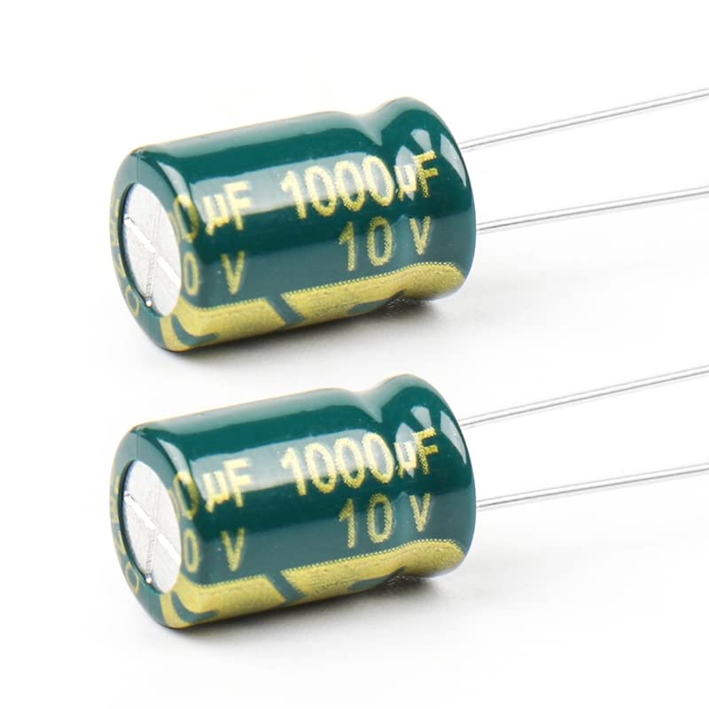 Beeyuihf 1000UF MFD kondenzator 10v1000uf 8x12mm aluminijumski elektrolitički kondenzatori ±20% -40℃