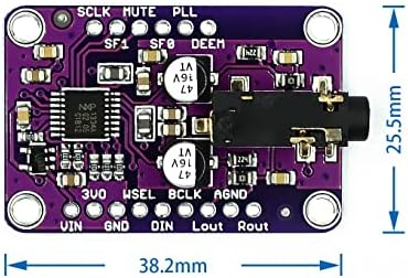 EYHLKM UDA1334A DAC modul CJMCU-1334 UDA1334A I2S DAC Audio Stereo dekoder modul ploča za Arduino 3.3