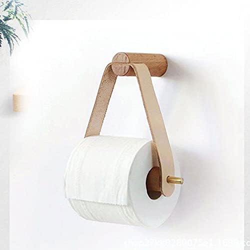 Rahyma Weiping - Drveni toaletni papir držač za kupatilo zid tkiva zida montirana za kupatilo i