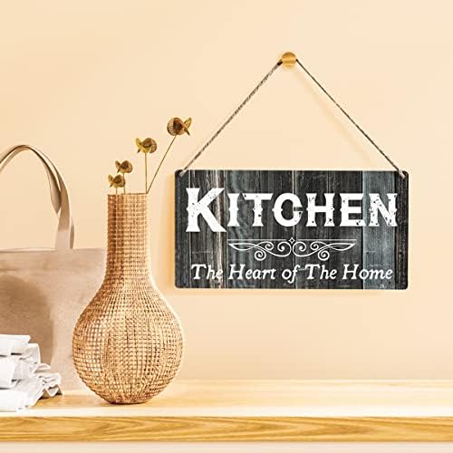 Kuhinja Srce matičnog znaka Poklon Seoska kuća Kuhinja Drvena visina Viseća znakovna ploča