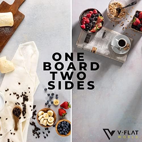 V - FLAT WORLD Duo Board fotografija proizvoda pozadine-2 - Sided pozadina za fotografiju, realna stavka & pozadina