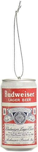 Kurt S. Adler Yamab1140 Budweiser Vintage može puhati ukras za plijesni, 3 , crveno