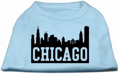 Chicago Skyline Skyline Screen Majica Blue Blue SM