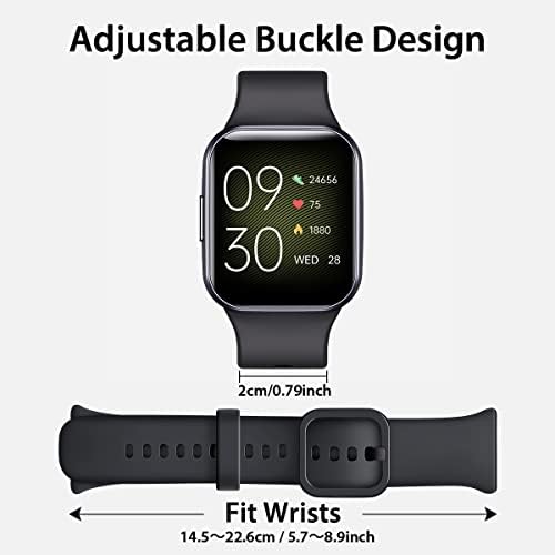 Walkerfit Smart Watch Band kompatibilan sa molocy Watch Aires A1, Q23 Sport bend 42 mm, mekani silikonski