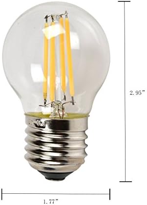 CTKcom 4W G45 Antikna LED sijalica u Edisonovom stilu sa mogućnošću zatamnjivanja - LED sijalica