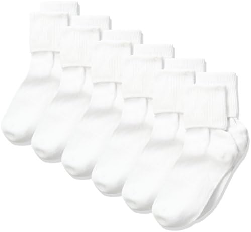 Jefferies čarape unisex - Child 6-pack organski pamuk Turn manžetna