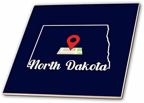 3drose u posjeti Sjevernoj Dakoti ovdje državni pregled putnih markera-pločice